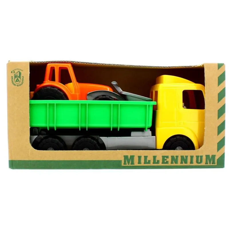 ANDRONI GIOCATTOLI Vehículos, Trenes Y Parkings|Camión Con Maquinaría De Obras