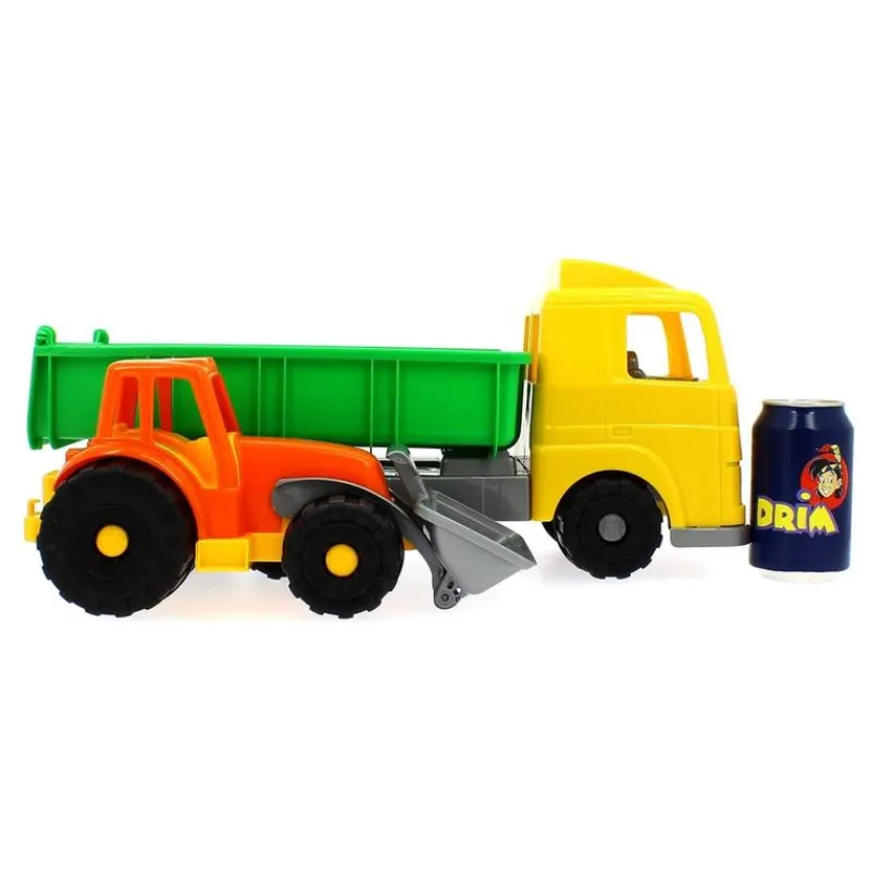 ANDRONI GIOCATTOLI Vehículos, Trenes Y Parkings|Camión Con Maquinaría De Obras