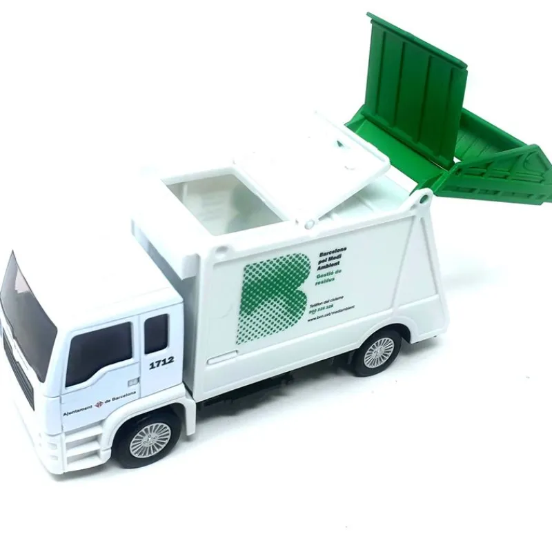 KIDDUS Camión de Basura de BCN a escala 1:24- Vehículos, Trenes Y Parkings