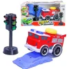 DRIM DISCOUNT Vehículos, Trenes Y Parkings|Camión de Bomberos + Semáforo Surtido