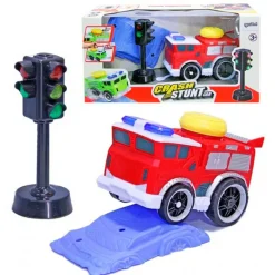 DRIM DISCOUNT Vehículos, Trenes Y Parkings|Camión de Bomberos + Semáforo Surtido