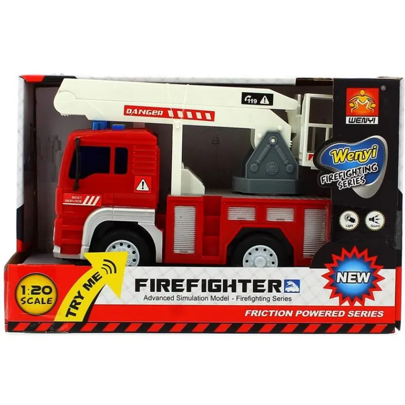 DRIM DISCOUNT Camión de Bomberos con Escalera Infantil- Vehículos, Trenes Y Parkings