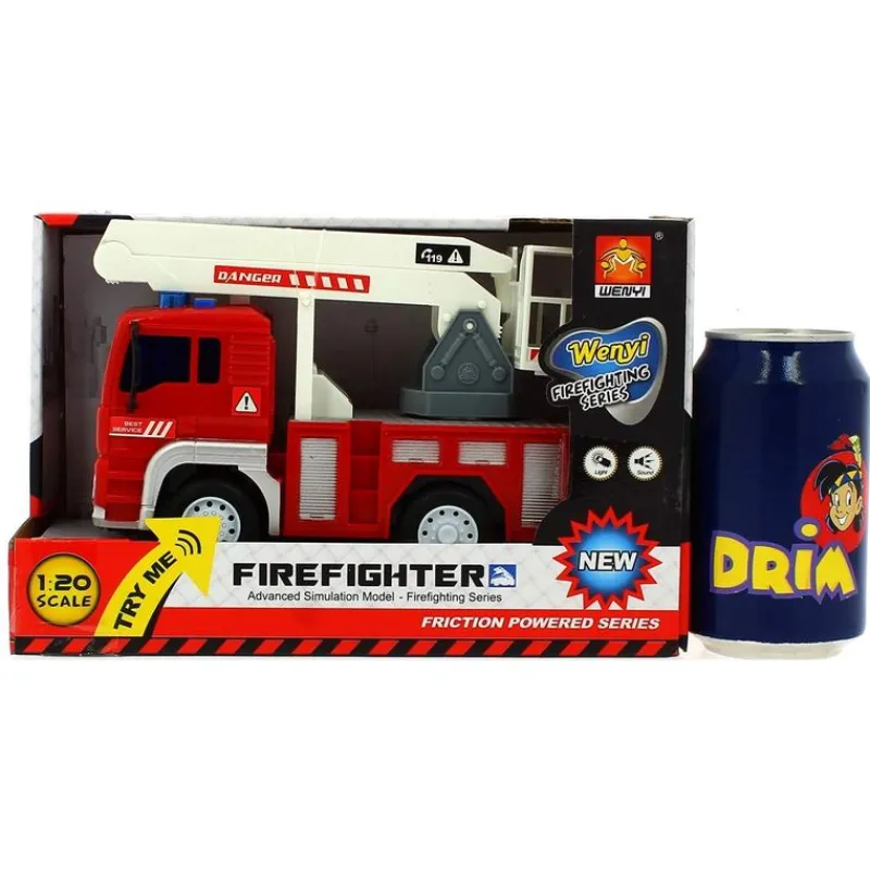 DRIM DISCOUNT Camión de Bomberos con Escalera Infantil- Vehículos, Trenes Y Parkings