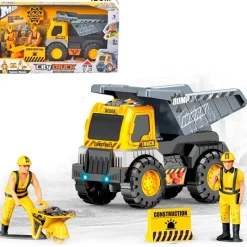 DRIM DISCOUNT Vehículos, Trenes Y Parkings|Camión de Construcción Infantil Luz y Sonidos