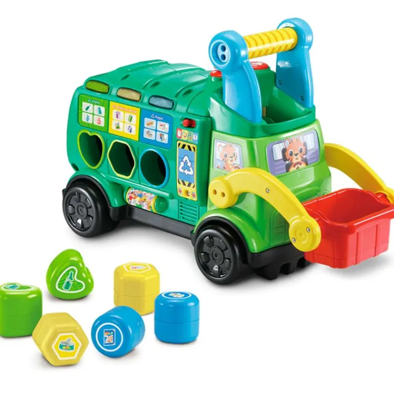 VTECH Camión de Reciclaje ECO- Vehículos, Trenes Y Parkings