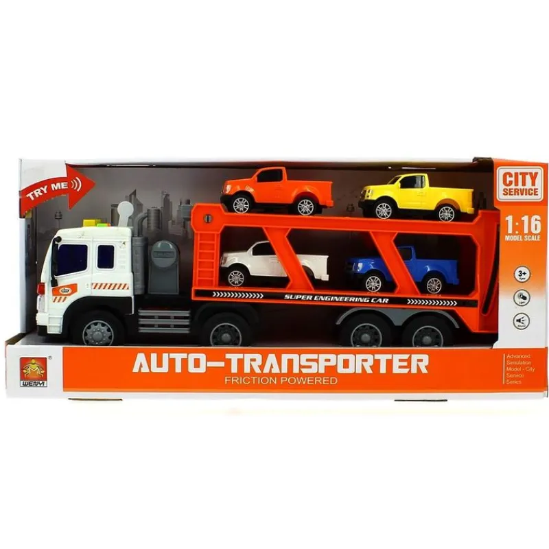 DRIM DISCOUNT Camión de Transporte con Luz y Sonido- Vehículos, Trenes Y Parkings