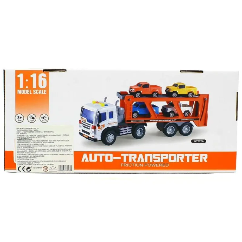 DRIM DISCOUNT Camión de Transporte con Luz y Sonido- Vehículos, Trenes Y Parkings