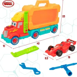 COLOR BABY Camión Portacoches Desmontable- Vehículos, Trenes Y Parkings|Juegos Y Juguetes De Imitación