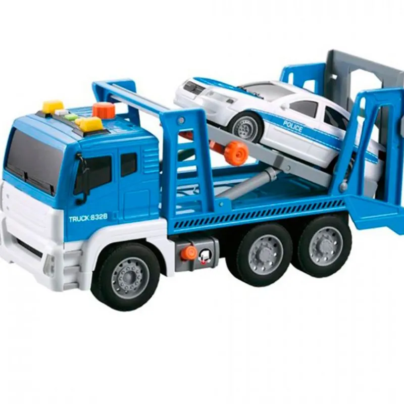 DRIM DISCOUNT Camión Transportador con Vehículo- Vehículos, Trenes Y Parkings