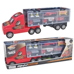 DRIM DISCOUNT Vehículos, Trenes Y Parkings|Camión Transportador de Vehículos Infantil