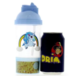 SELECCION DRIM Cantimplora Unicornio Azul- Escolar