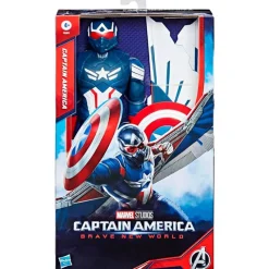 HASBRO Marvel|Figuras Y Figuras De Acción|Capitán América Brave New World Figura Deluxe