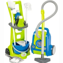 SIMBA Juegos Y Juguetes De Imitación|Carro de Limpieza de Juguete con Aspirador