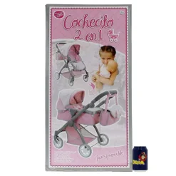SELECCION DRIM Juegos Y Juguetes De Imitación|Muñecas|Carro de Muñeca 2 en 1