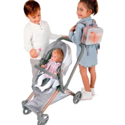 DECUEVAS Carro de Muñecas 3 en 1 Plegable Cytix- Juegos Y Juguetes De Imitación