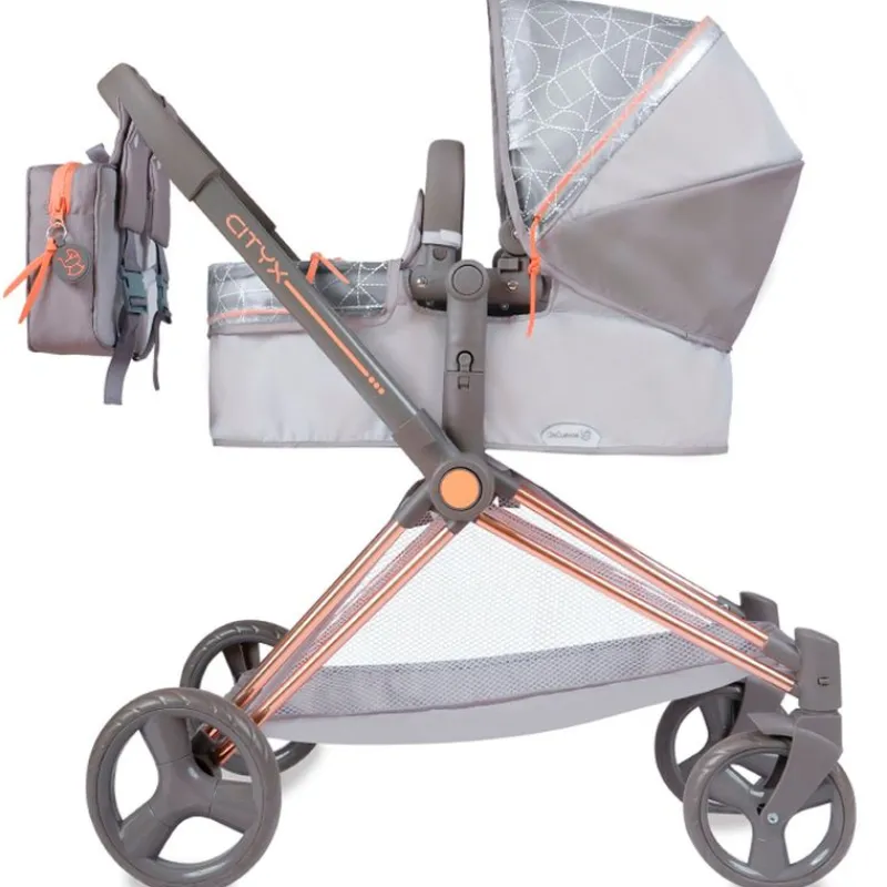 DECUEVAS Carro de Muñecas 3 en 1 Plegable Cytix- Juegos Y Juguetes De Imitación