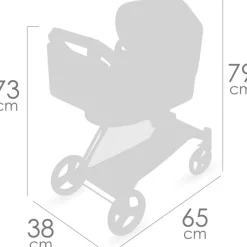 DECUEVAS Carro de Muñecas Capriccio 3x1- Juegos Y Juguetes De Imitación|Muñecas