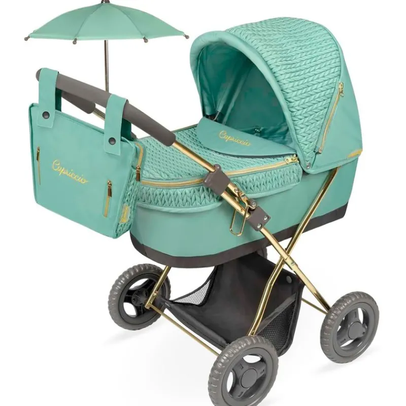 DECUEVAS Muñecas|Juegos Y Juguetes De Imitación|Carro de Muñecas Capriccio con Sombrilla