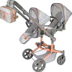 DECUEVAS Carro de Muñecas Gemelar Cytix- Muñecas|Juegos Y Juguetes De Imitación