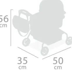 DECUEVAS Carro de Muñecas Koala Mi Primer Carro- Juegos Y Juguetes De Imitación