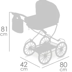 DECUEVAS Carro de Muñecas Koala Plegable- Juegos Y Juguetes De Imitación