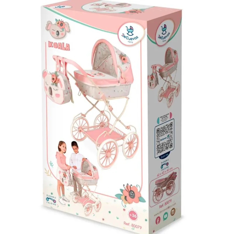 DECUEVAS Carro de Muñecas Koala Plegable- Juegos Y Juguetes De Imitación