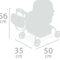 DECUEVAS Carro de Muñecas Mi Primer Coche Cytix- Muñecas|Juegos Y Juguetes De Imitación