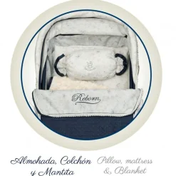 DECUEVAS Carro de Muñecas Reborn Plegable con Sombrilla- Juegos Y Juguetes De Imitación