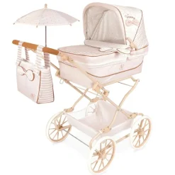 DECUEVAS Muñecas|Juegos Y Juguetes De Imitación|Carro de Muñecas Reborn Verona con Sombrilla