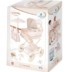 DECUEVAS Muñecas|Juegos Y Juguetes De Imitación|Carro de Muñecas Reborn Verona con Sombrilla