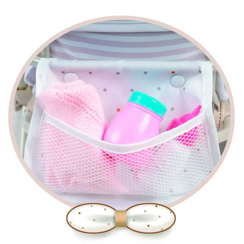 DECUEVAS Carro de Muñecas Silla Gemelar Plegable Verona- Muñecas|Juegos Y Juguetes De Imitación