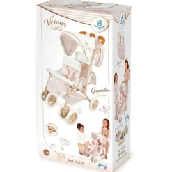 DECUEVAS Carro de Muñecas Silla Gemelar Plegable Verona- Muñecas|Juegos Y Juguetes De Imitación