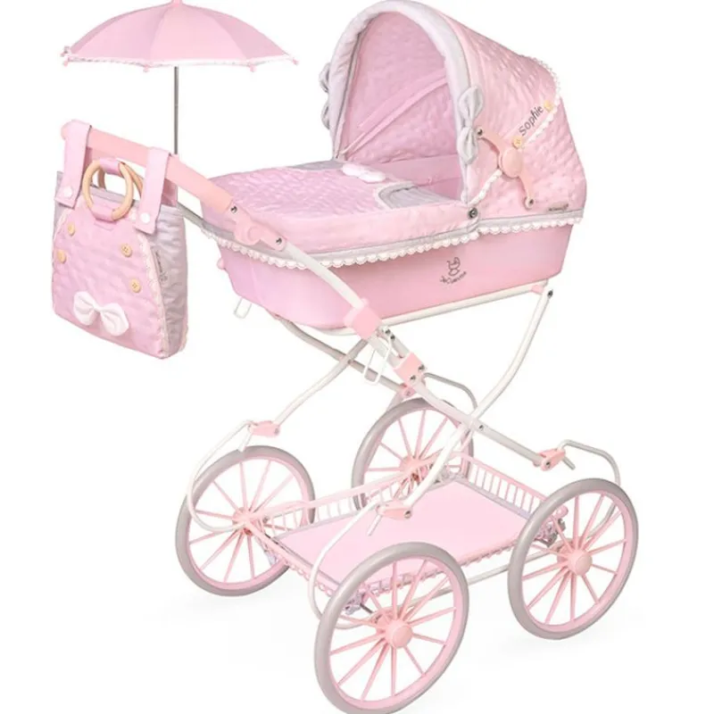 DECUEVAS Carro de Muñecas Sophie Plegable con Sombrilla- Muñecas|Juegos Y Juguetes De Imitación