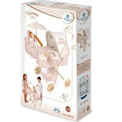 DECUEVAS Carro de Muñecas Verona Plegable con Sombrilla- Juegos Y Juguetes De Imitación|Muñecas