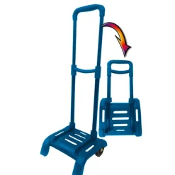 COPYWRITE Escolar|Carro Portamochila Plegable Azul