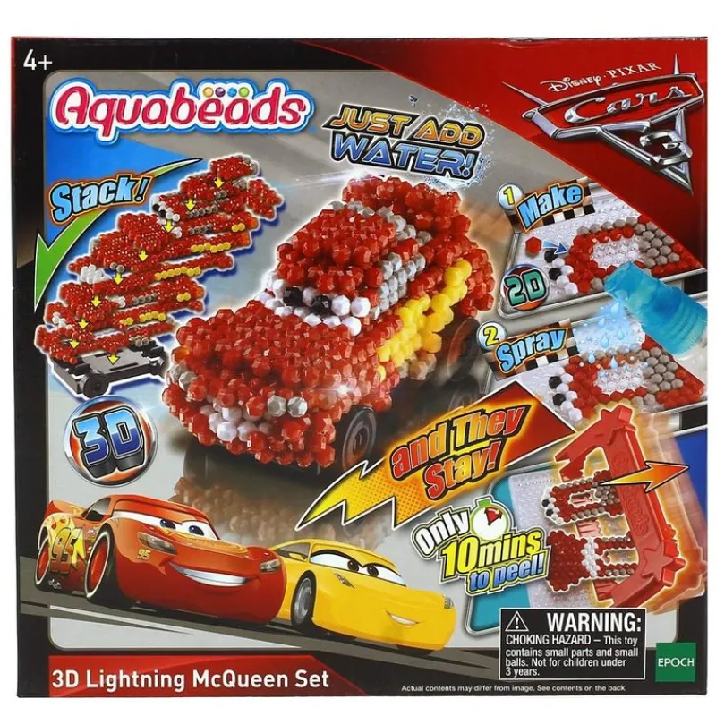 EPOCH Manualidades|Cars Aquabeads Rayo McQueen 3D