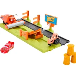 MATTEL Vehículos, Trenes Y Parkings|Cars Huida de Frank Pista de Coches