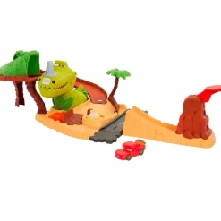 MATTEL Vehículos, Trenes Y Parkings|Cars on the Road Pista la Aventura del Dinosaurio