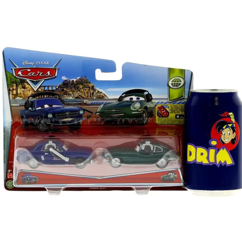 MATTEL Vehículos, Trenes Y Parkings|Cars Pack de 2 Coches Brent Mustangburger y David Hobbscapp