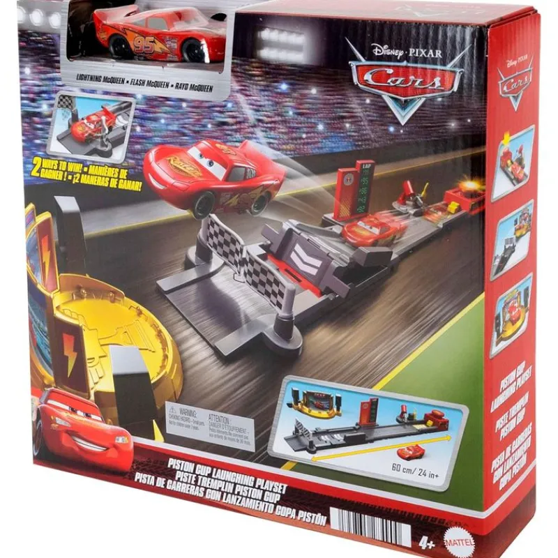 MATTEL Cars Pista de Acrobacias y Saltos Copa Pistón- Vehículos, Trenes Y Parkings