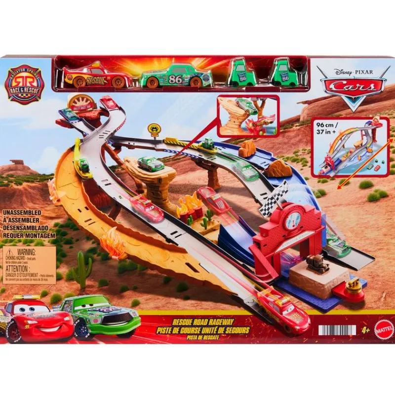 MATTEL Vehículos, Trenes Y Parkings|Cars Pista de Rescate