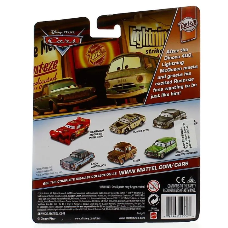 MATTEL Vehículos, Trenes Y Parkings|Cars Vehículo Deluxe Craig Fäster