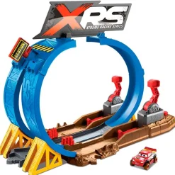 MATTEL Cars XRS Pista Superlooping Carreras en el Barro- Vehículos, Trenes Y Parkings