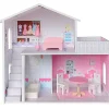 DRIM DISCOUNT Juegos De Madera|Muñecas|Casa de Madera 47x50x23