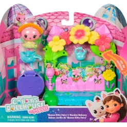 SPIN MASTER Figuras Y Figuras De Acción|Casa de Muñecas de Gabby Balcón Jardín de “Queen Kitty Fairy”