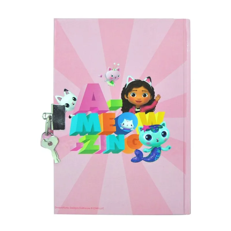 KIDS EUROSWAN Escolar|Casa de Muñecas de Gabby Diario con Boli Mágico