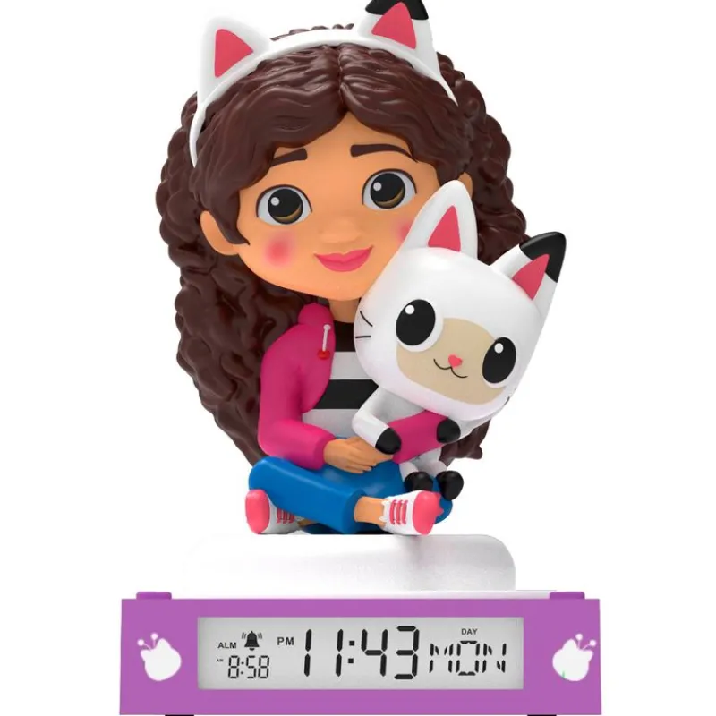 KIDS EUROSWAN Casa de Muñecas de Gabby Reloj Despertador- Electrónicos