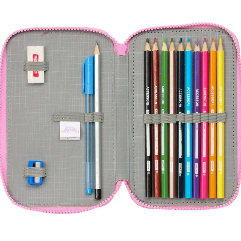 SAFTA Escolar|Casa Muñecas de Gabby Estuche Doble