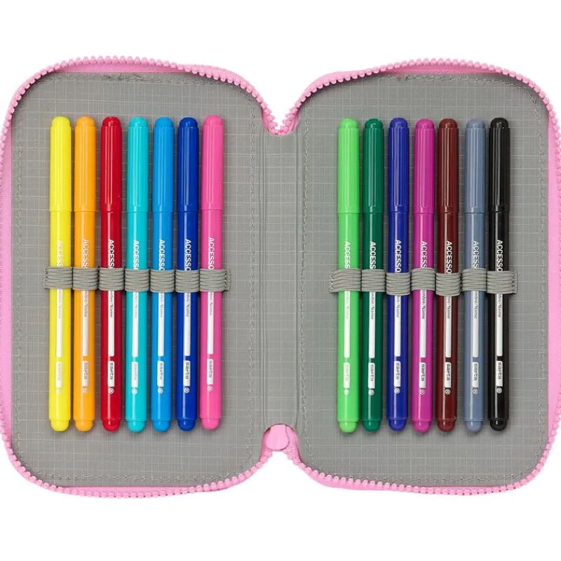 SAFTA Escolar|Casa Muñecas de Gabby Estuche Doble