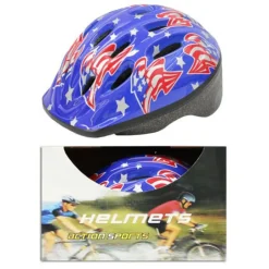 DRIM DISCOUNT Bicicletas, Correpasillos Y Triciclos|Casco Bandera en Caja
